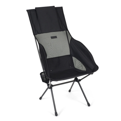 Helinox Camping Chair Savanna Chair (larger backrest, wider seat) Blackout Edition black